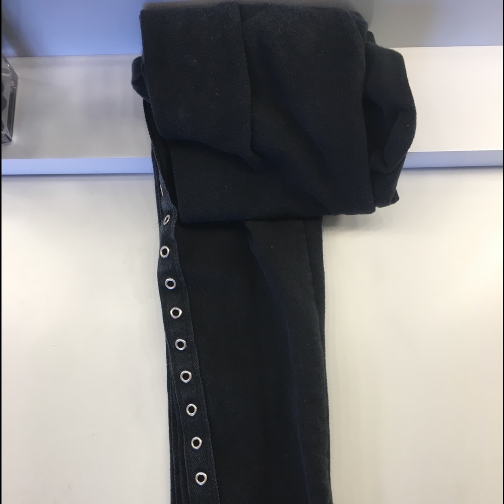 black pants